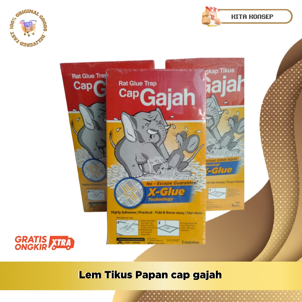 Lem Tikus cap gajah lem tikus gajah perangkap tikus lem perangkap tikus gajah papan