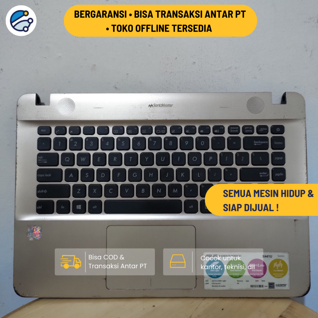 Motherboard Laptop / Mobo Laptop / Mainboard Laptop / Mesin Laptop Copotan / Board Laptop Pretelan /