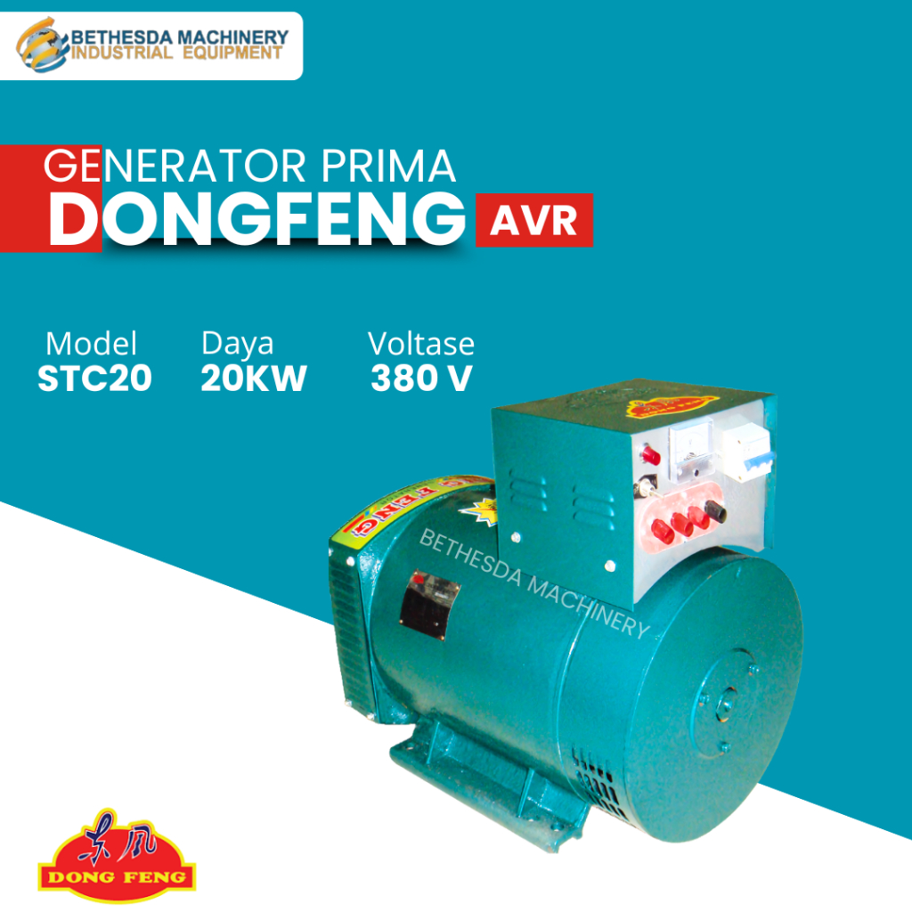 Dinamo Generator STC20 AVR Dongfeng 3 Phase Generator Prima