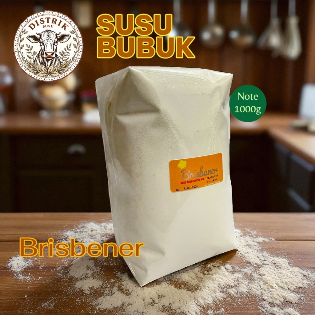 Distrik Susu Bubuk Brisbaner 1Kg | Pilihan Terbaik untuk Minuman & Olahan