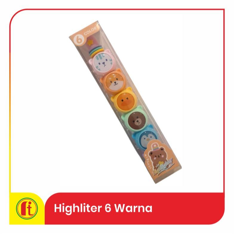 

Highliter Penanda Buku 6 Warna