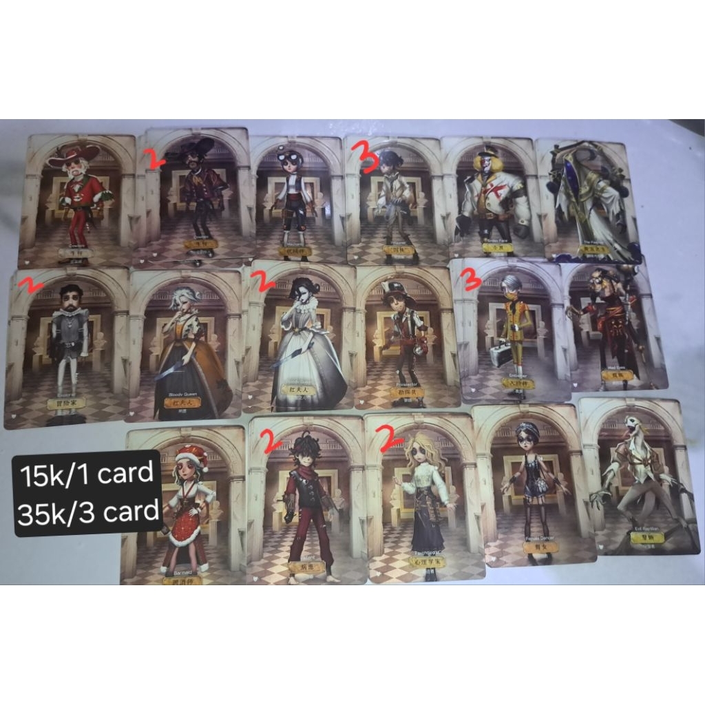 shining soul identityV card vol 3 (part2)