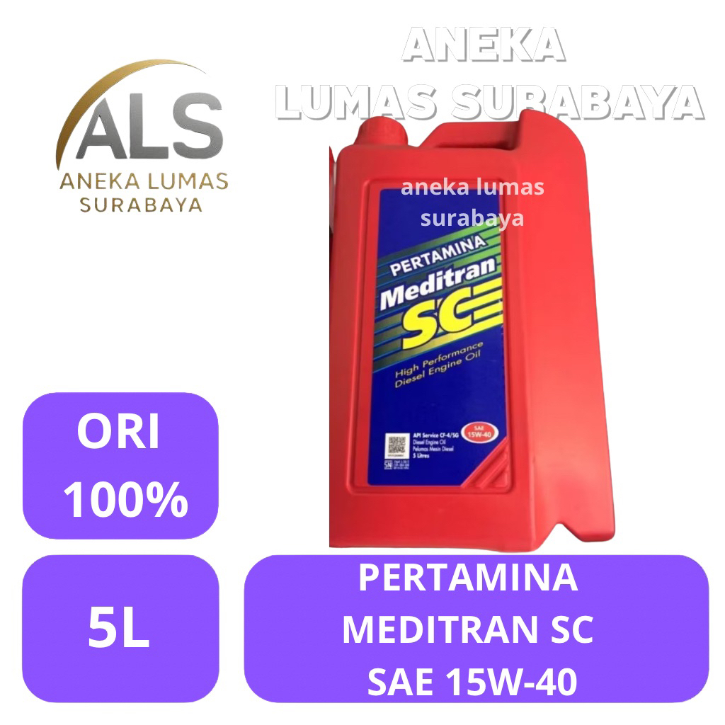 Pertamina Meditran SC 15w-40 5Liter / Oli Mesin Diesel Meditran SC Original
