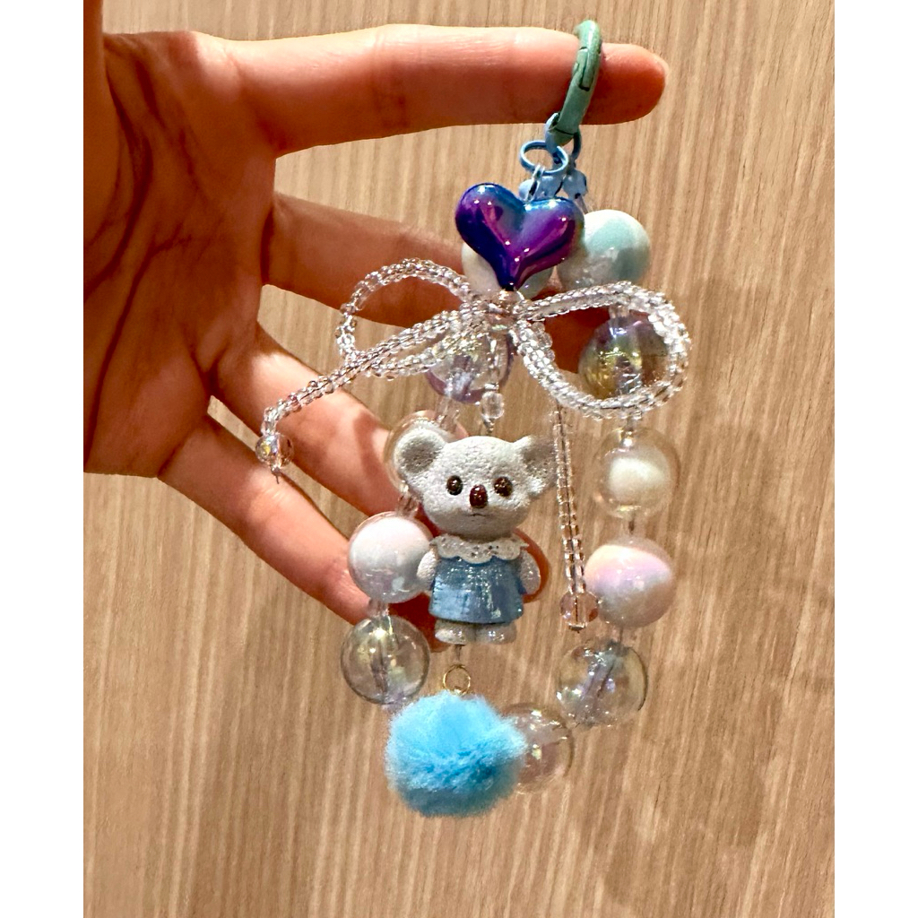 sylvanian koala baby bag charm gantungan