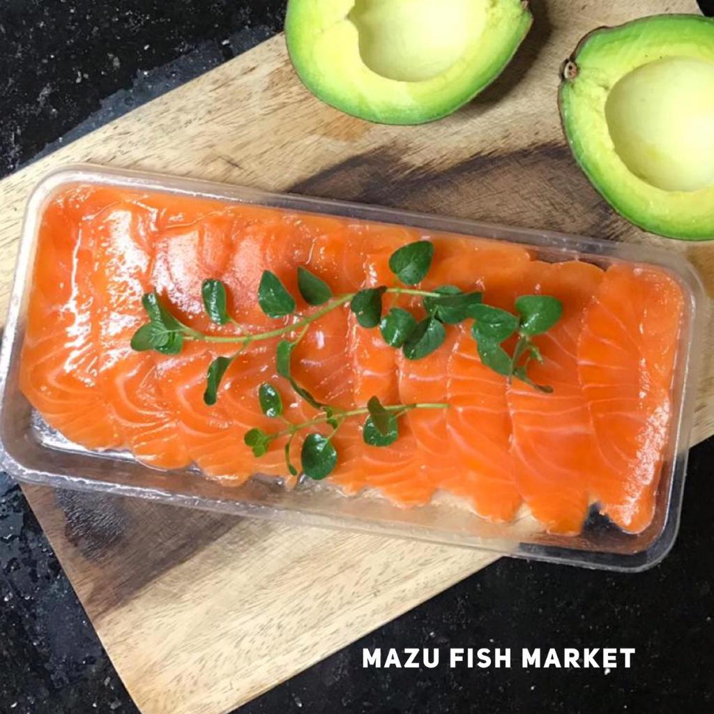 FRESH frozen Salmon Sashimi Sushi Cut
