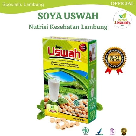 Nutrisi Kesehatan Lambung Obat Asam Lambung Naik Berlebihan Atasi GERD Sakit Maag SOYA USWAH