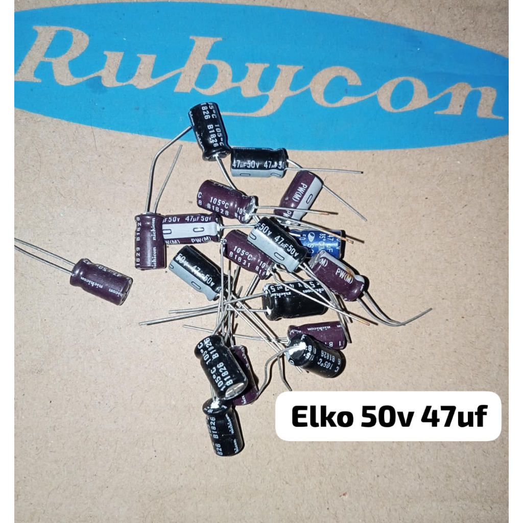 Elko 50v 47uf Elco 47uf 50v Original