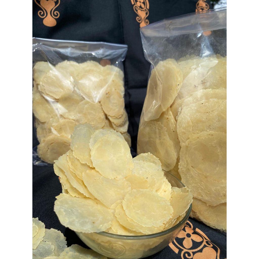 [1 Kg] Emping melinjo kemasan 1kg/Emping melinjo/super kering tipis/Emping melinjo asli ambal