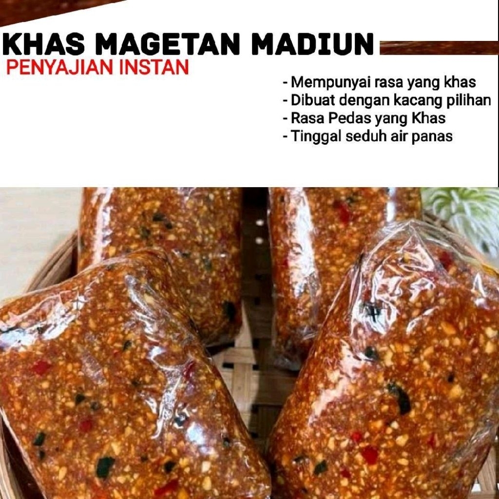SAMBEL PECEL MADUN SAMBEL PECEL MAGETAN INSTAN KHAS JAWATIMUR