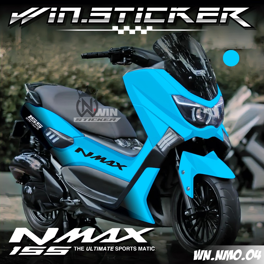 Decal Nmax Old Full Body Racing Polos Sticker Variasi Nmax 155 Old full body 2015 2016 2017 2018 201