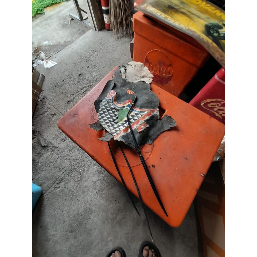 wayang kulit 65rb jadul antik vintage display lawas kuno