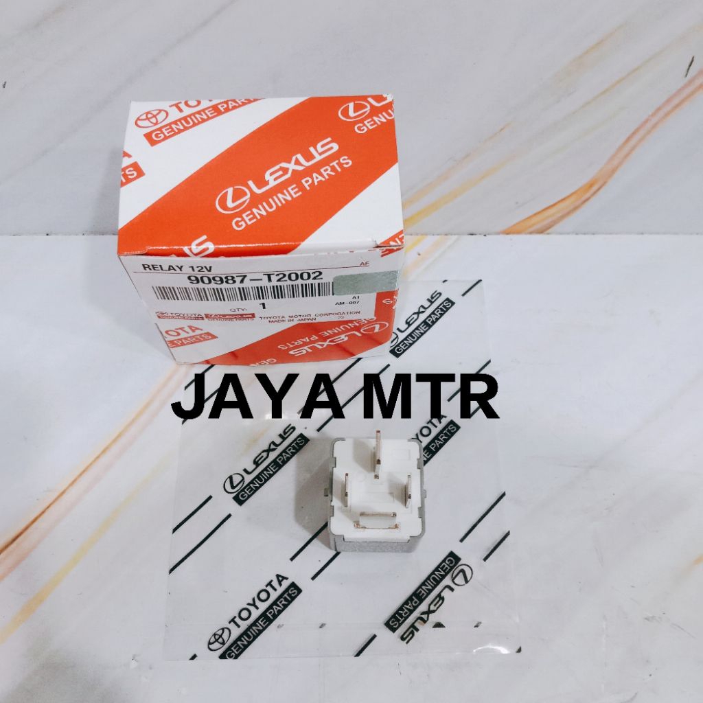 RELAY LAMPU RELAY ABU 4KAKI 12volt 12v ORIGINAL AVANZA INOVA INNOVA YARIS HILIX FORTUNER GRANMAX ORI