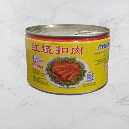 Gulong SAMCAN Stewed Pork Slice 383 gr Kaleng Daging Babi Samcan / Sangjit Seserahan