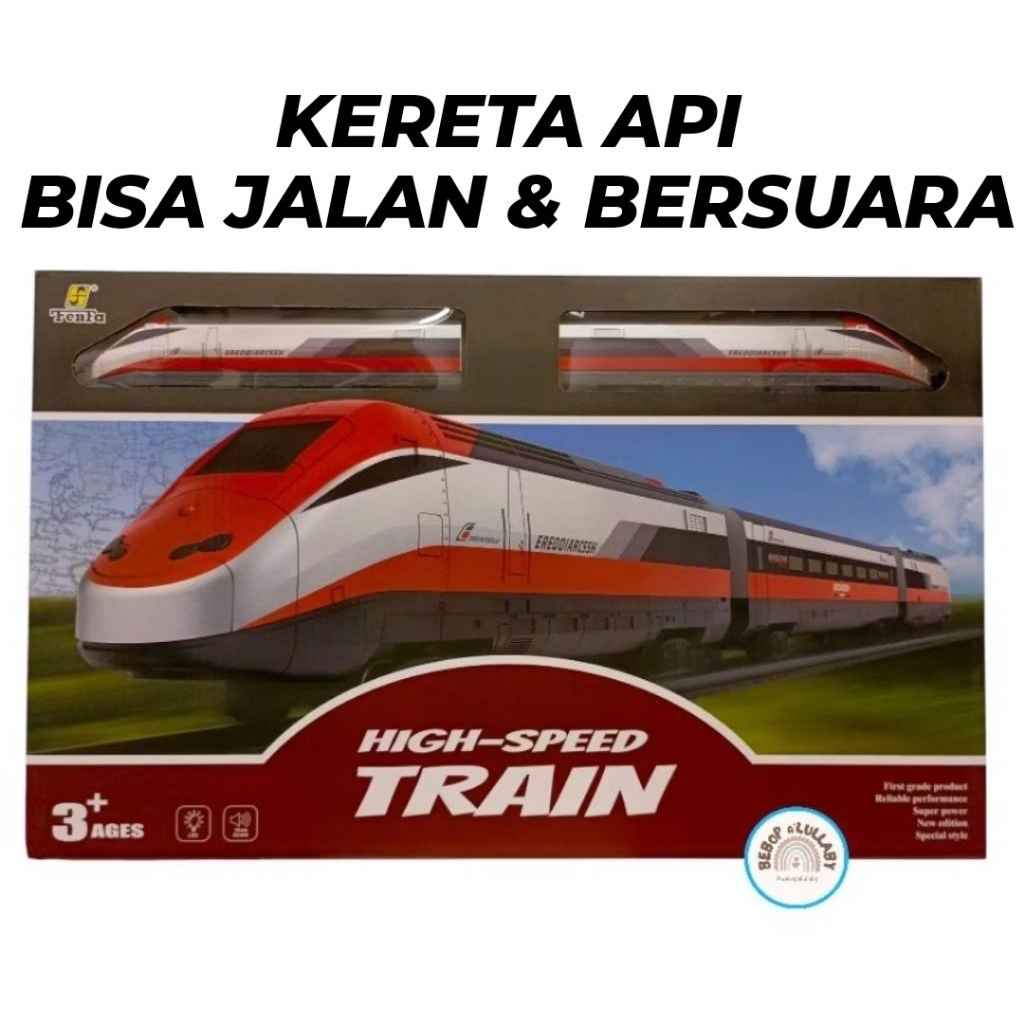[BISA JALAN] FENFA TRAIN ORIGINAL KIDZ STATION / MAINAN KERETA API DAN KERETA CEPAT ORI KIDZ STATION