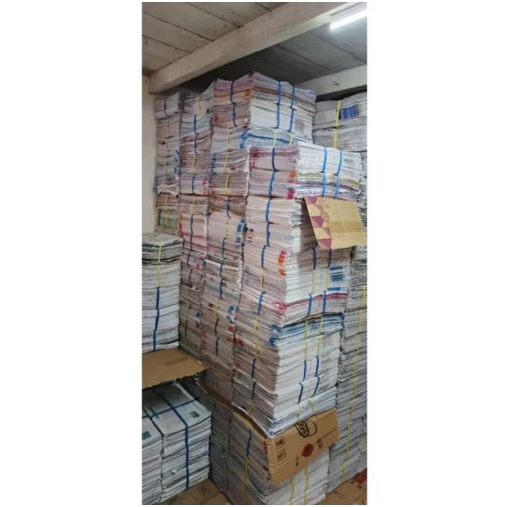 Koran Baru 1kg Koran Bekas Buku Paket Baru Salah Cetak