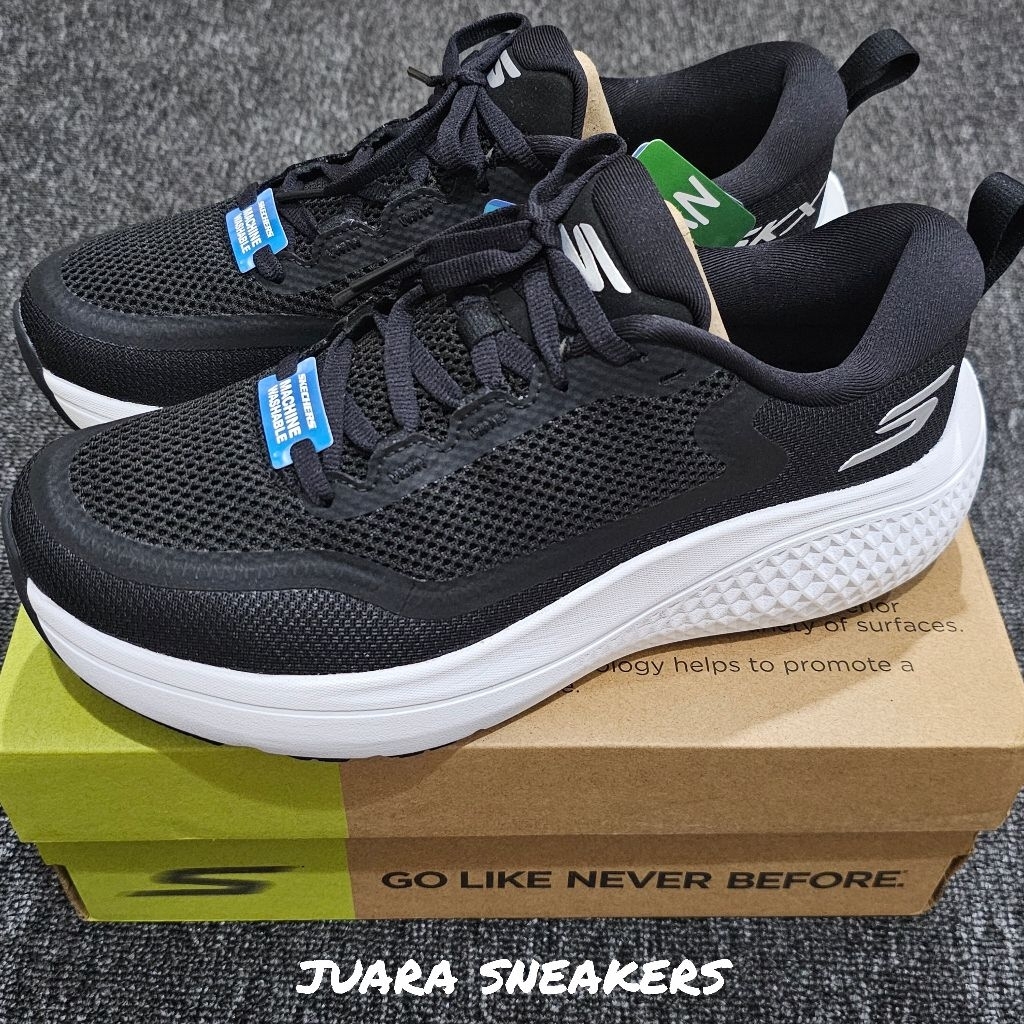 Sepatu Running Pria Skechers Go Run Supersonic Max Black Original BNIB