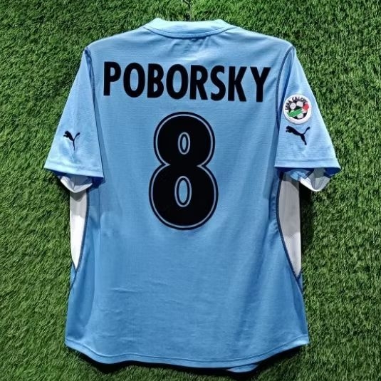 Jersey Lazio Original 2001-2002 Home Large Poborsky 8