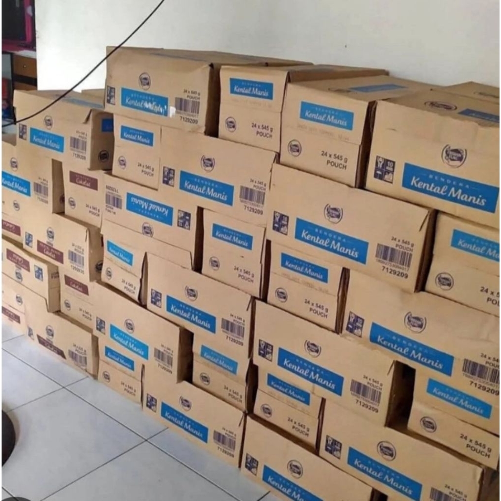 

Frisian flag Krimer susu kental manis putih 545g 1 Karton isi 24pcs