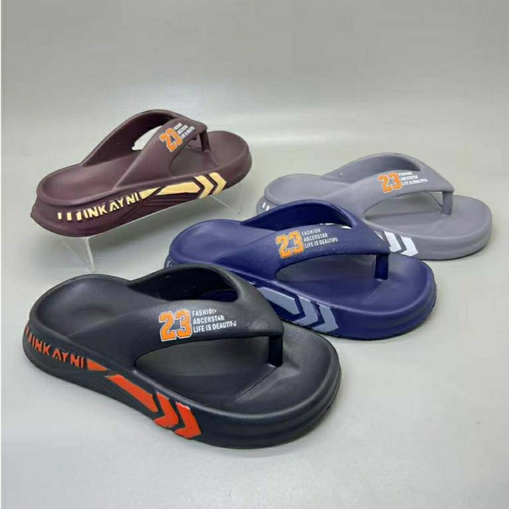 Sandal Anak Laki-Laki/ Inkayni 3092 Sandal Anak Laki-Laki Sandal Jepit Karet Lentur Pria Remaja Dewa