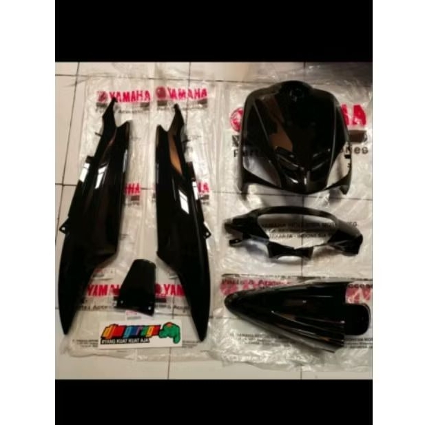 CoverBodyHalusMioSportyHitamCoverBodyAlusMioSpotyHitam