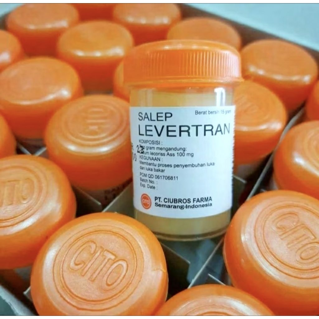 Salep gatal levertran untuk luka bakar dan gatal gatal