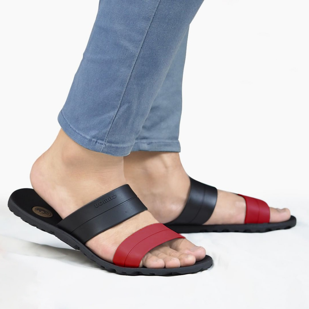 CAMOU DAKOTA ORIGINAL SANDAL SLIP ON KARET TERBARU ANTI SLIP ASLI SENDAL SELOP BAPAK BAPAK MODEL TER
