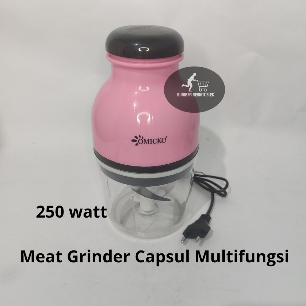 Omicko Chopper Blender Capsul OM-501 /Meat Grinder Kapsul Multifungsi