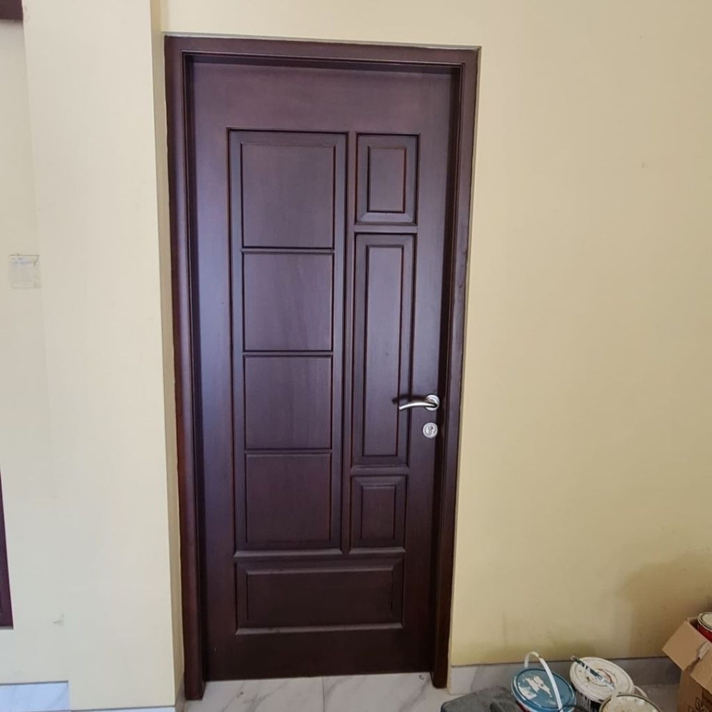 pintu kamar jati pintu jati solid pintu minimalis pintu kusen jati