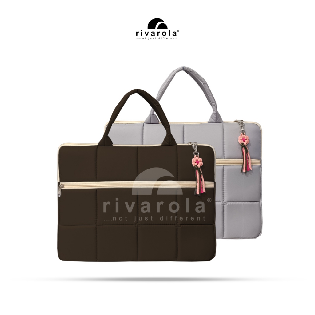 TERBARU TAS LAPTOP PUFFY TAS PELINDUNG LAPTOP PRIA WANITA 14 - 15 INCH