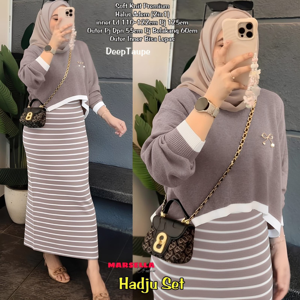 NANDINI SET ORIGINAL AMELIA SETELAN BAJU WANITA LONG TUNIK DAN CELANA ONESET JUMBO MOTIF ONE SET KON