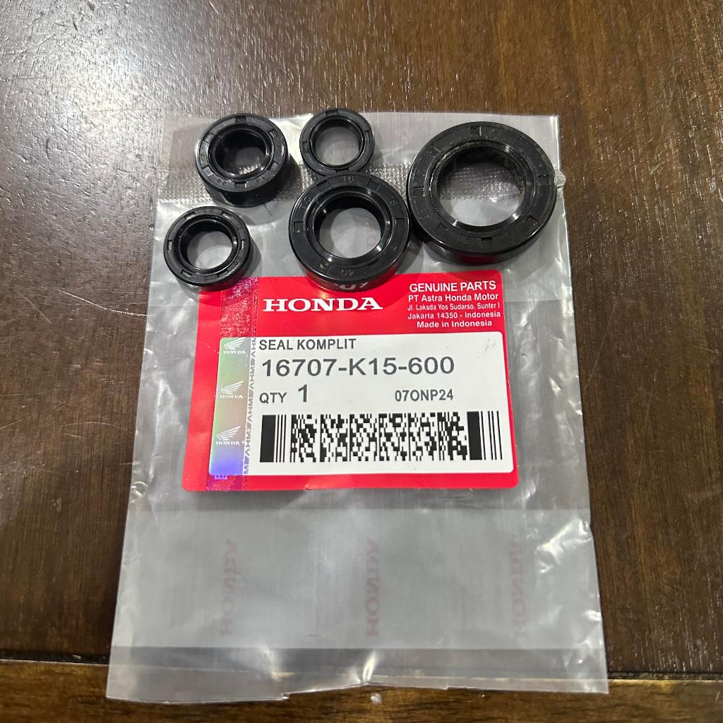 K15 SEAL KOMPLIT MESIN OIL OLI SIL KIT SELAH OVERAN MOTOR CB 150 R CB150R CB150 150R