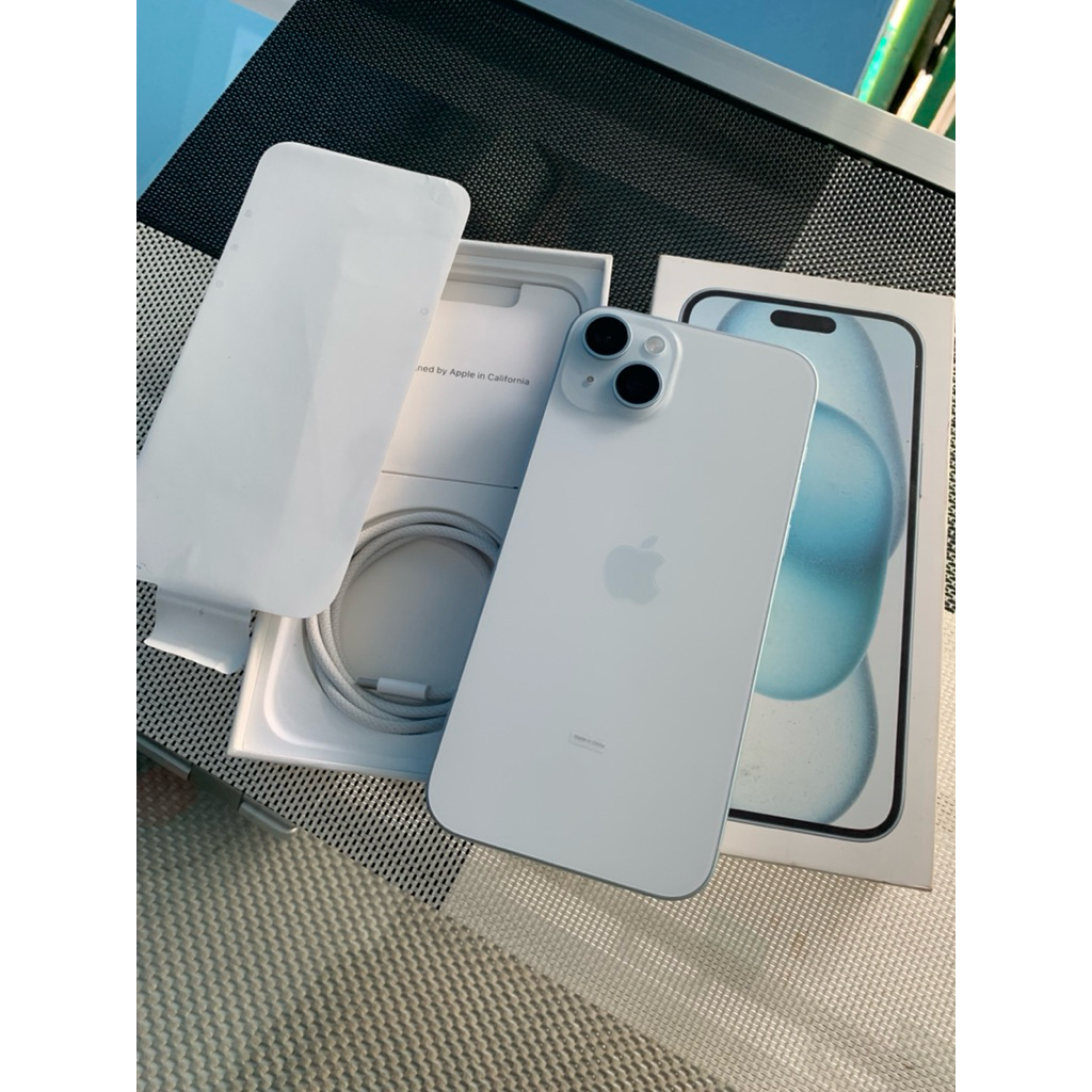 iPhone 15 Plus 128gb Resmi iBox Garansi ON Fullset Ori Siklus 1x Likenew