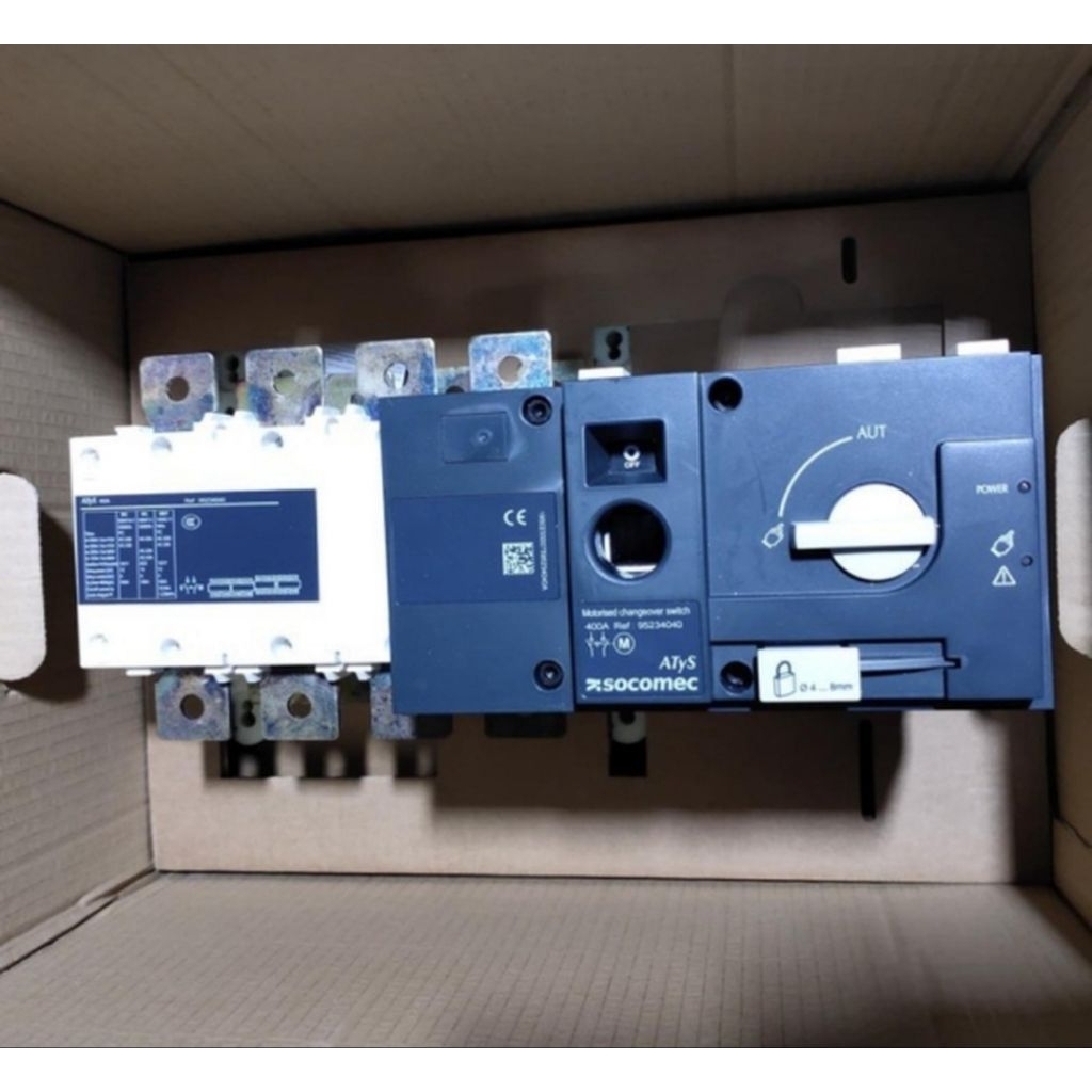 COS SOCOMEC ATYS R MOTORISED 500A 4P AUTO CHANGE OVER SWITCH OTOMATIS