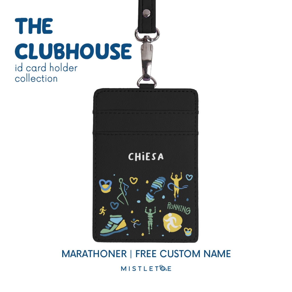 

The Club House II Custom ID Card Holder - Lanyard - Name Tag