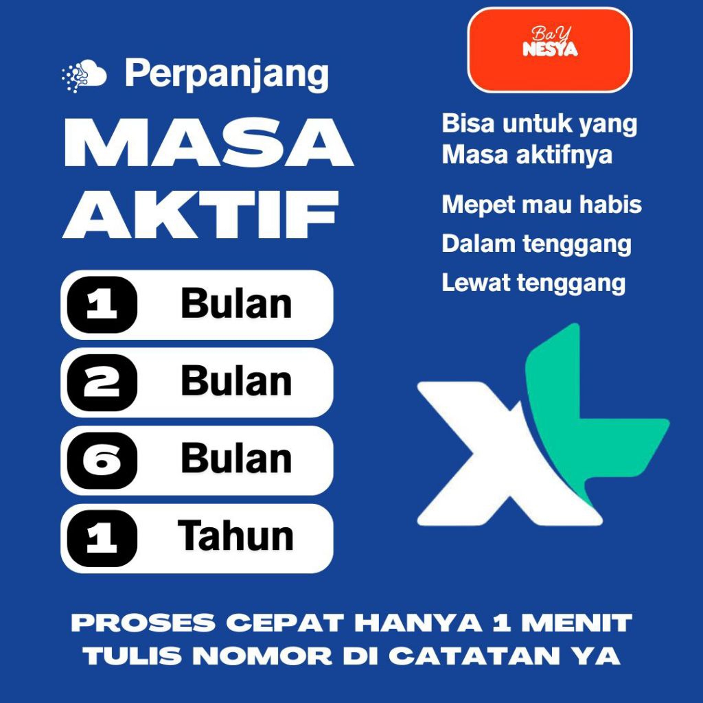 MASA AKTIF (XL 1TAHUN)