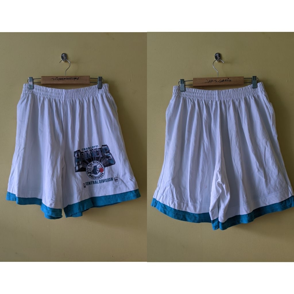 (Celana Branded) NBA "Charlotte Hornets Central Division" Basketball Shorts
