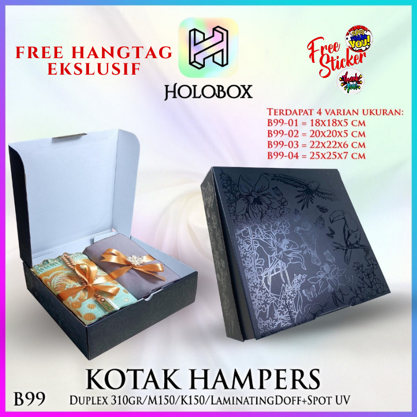 Box Hampers Kado / Kardus Packaging Hijab Mukena Baju / Kotak Souvenir / B99