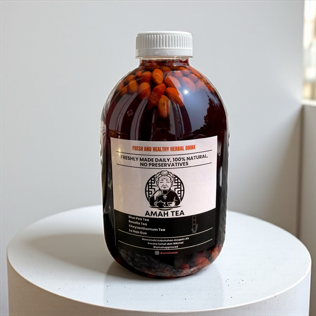 Lo Han Guo / Teh Lo Han Guo - 1 liter (Siap Minum) | by Amah Tea