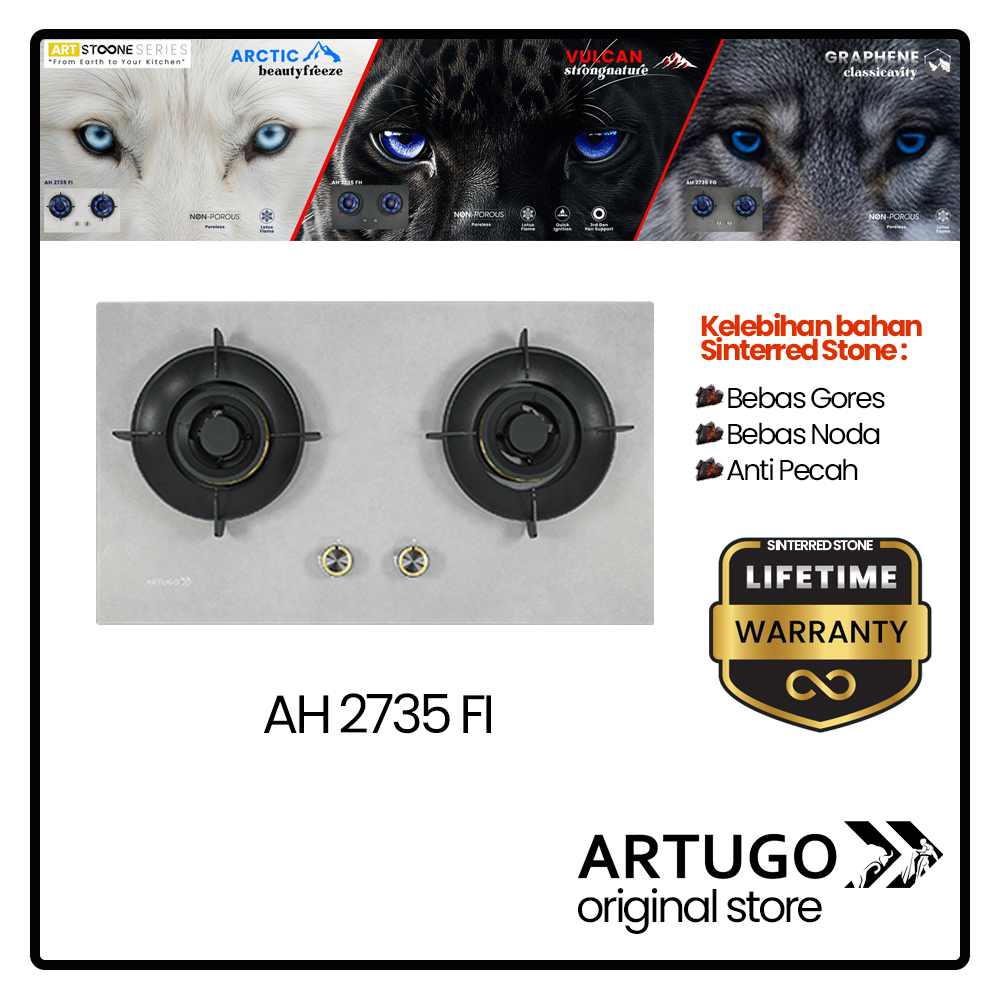 ARTUGO AH 2735 FI KOMPOR TANAM ARTSTONE SERIES