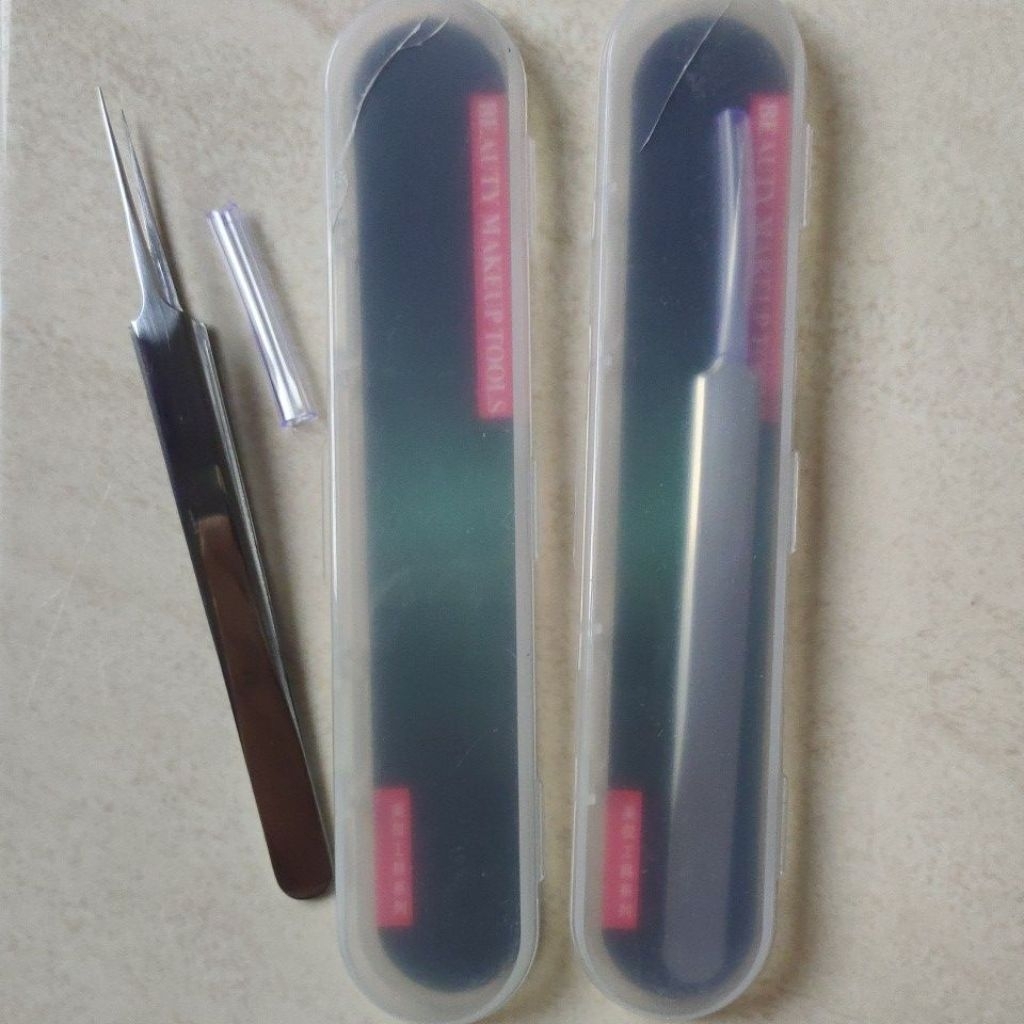 DEFECT CACAT Pinset Lurus Jepit Komedo Stainless Steel