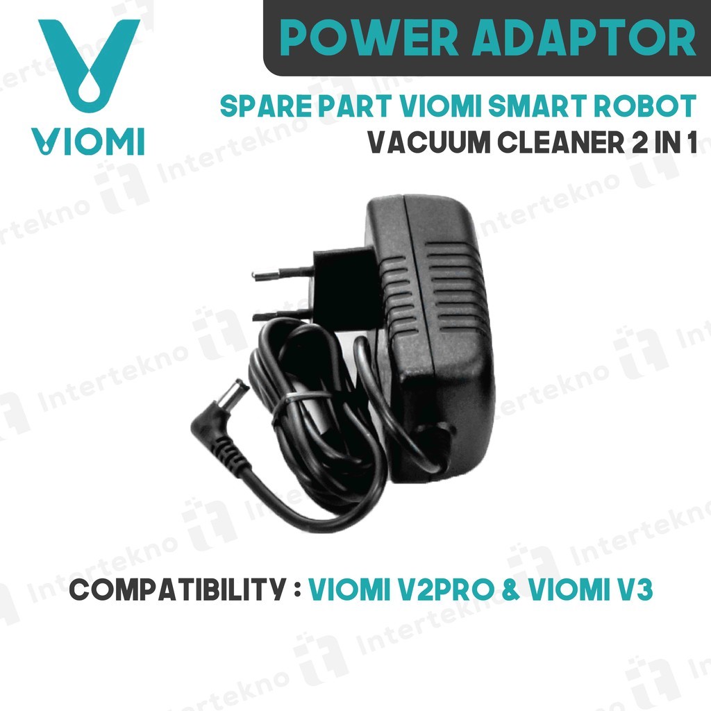 Viomi V2 Pro/V3 Power Adaptor – Aksesoris Original Robot Vacuum Cleaner | Adaptor Viomi| Charger Sta