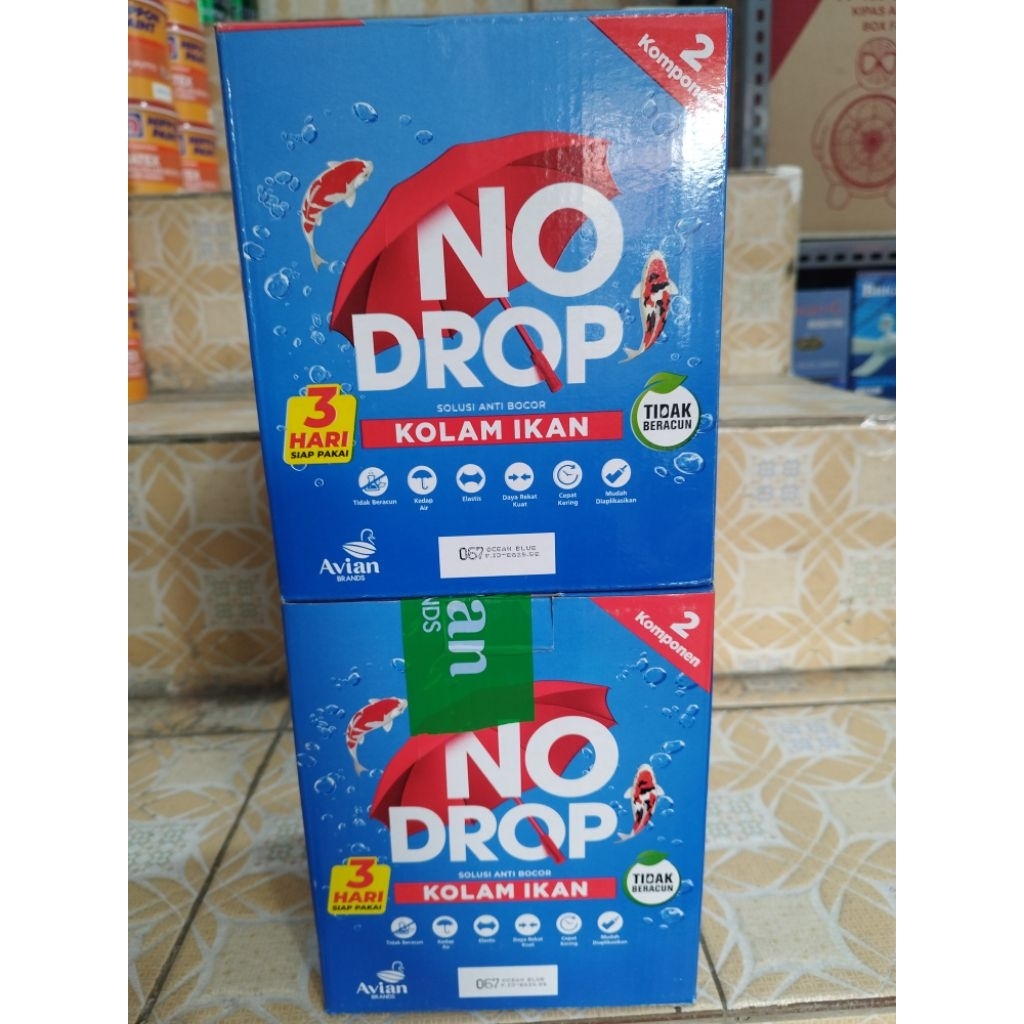 NODROP KOLAM IKAN SOLUSI ANTI BOCOR 2 KOMPONEN 2,5KG