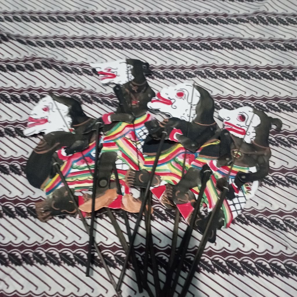 Wayang kertas wayang mainan set Punokawan Lengkap