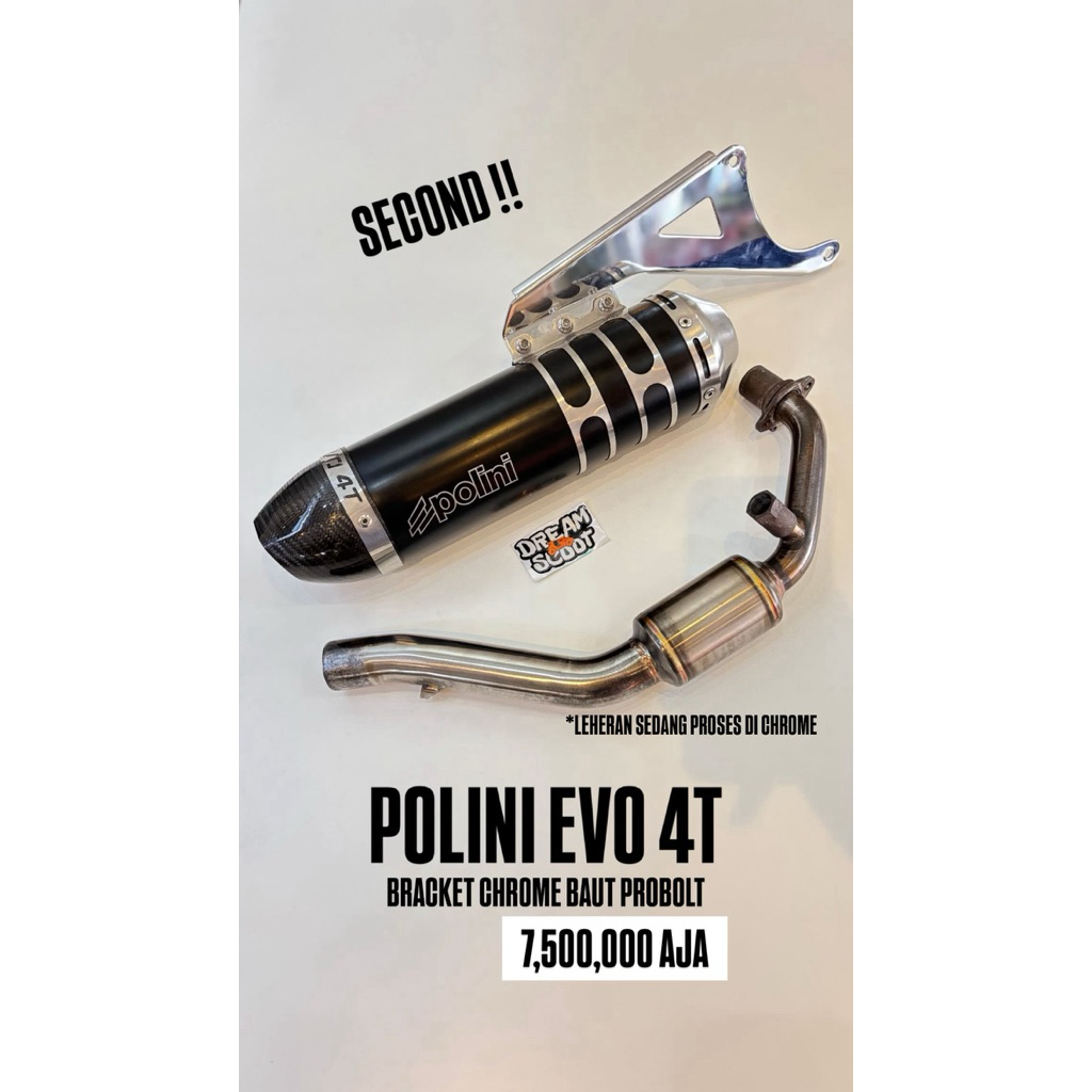 Link pesanan Khusus Polini evo 4T Second
