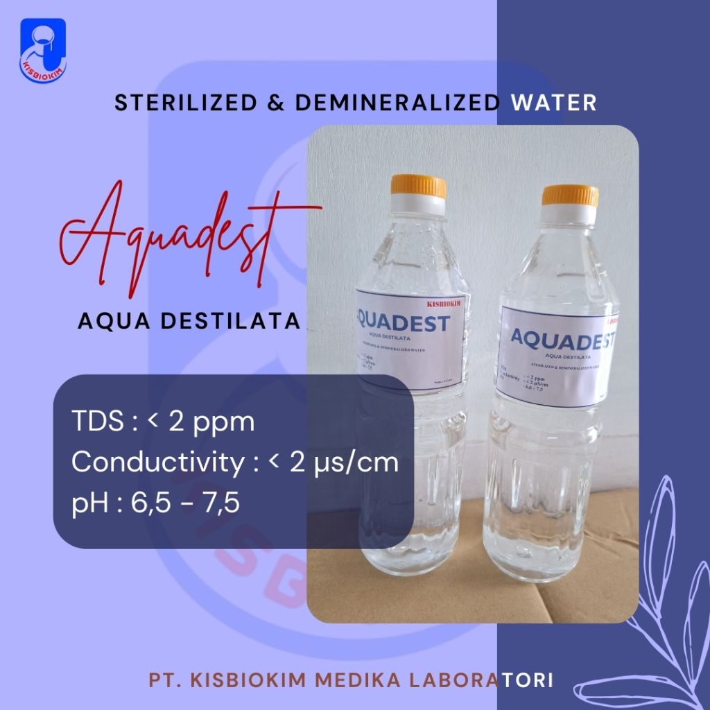 AQUADEST/ H2O/ AIR DESTILATA