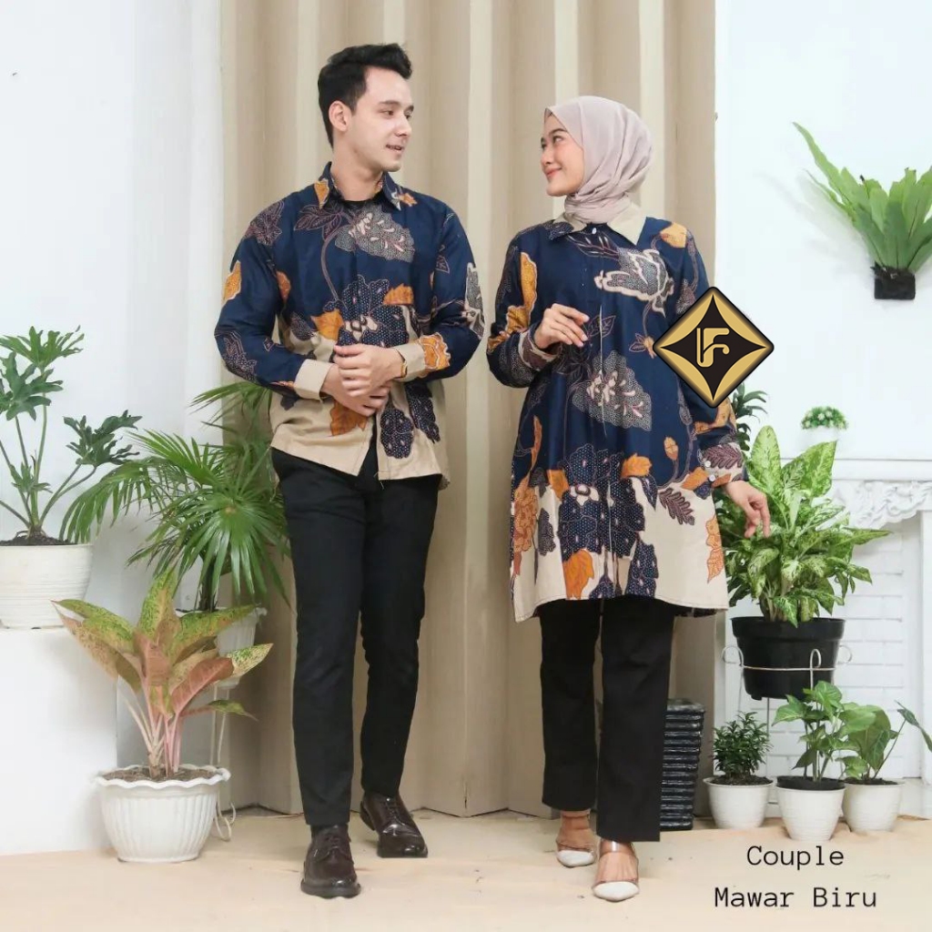 FAHRUBATIK - Motif MAWAR - Batik Model Tunik KD BOLERO blus Kemeja dan Hem Batik - Batik Nyaman Pria