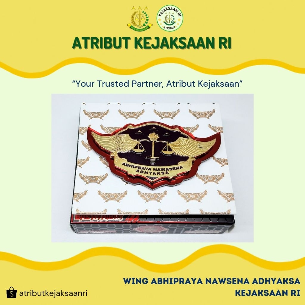 ATRIBUT KEJAKSAAN RI - WING ABHIPRAYA NAWASENA ADHYAKSA KEJAKSAAN RI