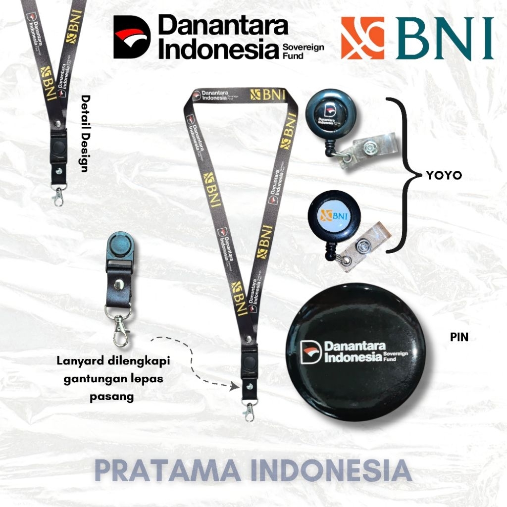 READY STOCK Tali/Lanyard Danantara bni