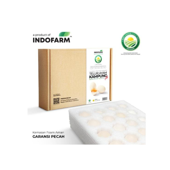 Telur Ayam Kampung Asli kaya Omega Indofarm