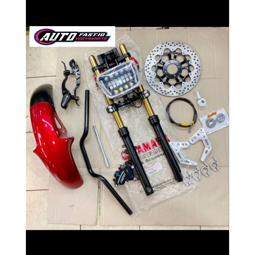 PAKET SHOCK DEPAN NINJA PNP RX KING FULL SET PENGEREMAN DEPAN NISSIN SAMURAI PREMIUM